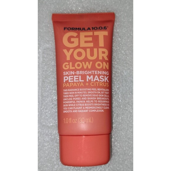 Formula Get Your Glow On Skin Brightening Peel Mask Papaya Citrus Skincare Face - Picture 2 of 13